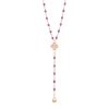 Chapelet gigi CLOZEAU Lucky Trèfle Diamants & Or Rose