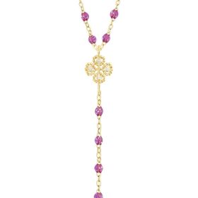 Chapelet gigi CLOZEAU Lucky Trèfle Diamants & Or Jaune