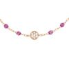 Bracelet gigi CLOZEAU Puce Diamants Or Rose 17 cm