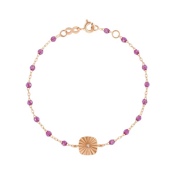 Bracelet gigi CLOZEAU Miss Lumière Diamant Or Rose 17cm