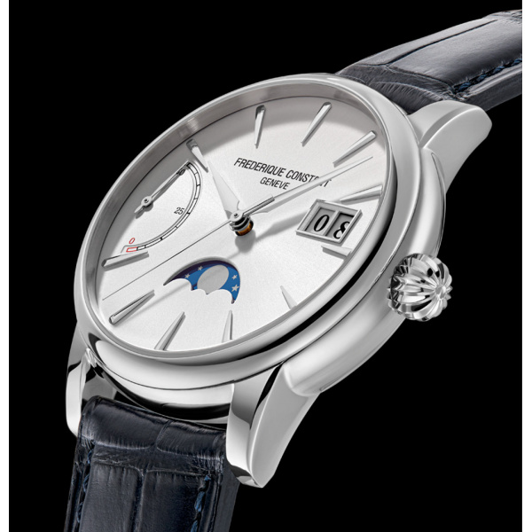 Montre Frederique Constant Manufacture Classic Power Reserve Big Date Cadran Argenté