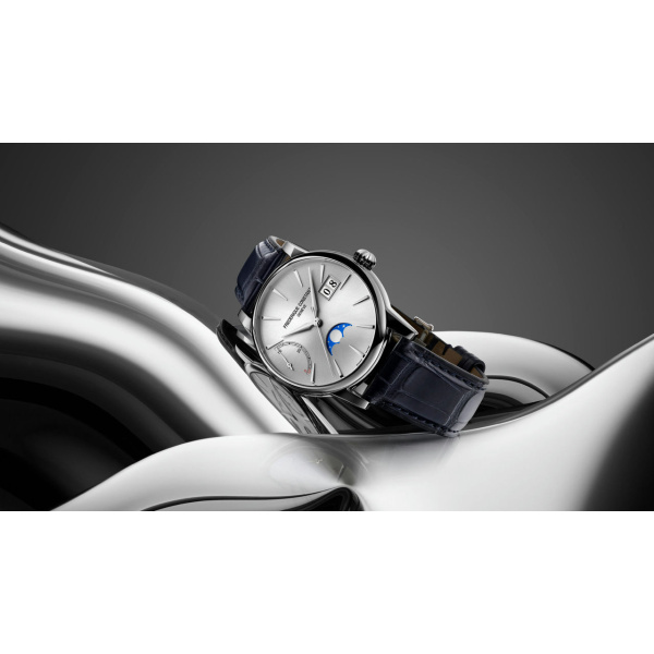 Montre Frederique Constant Manufacture Classic Power Reserve Big Date Cadran Argenté