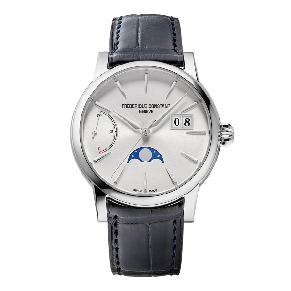 Montre Frederique Constant Manufacture Classic Power Reserve Big Date Cadran Argenté
