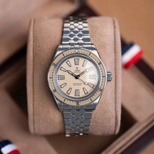 Montre Yema Skin Diver Slim CMM.20 Cadran Sable