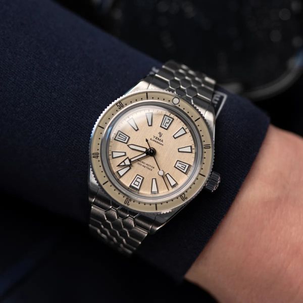 Montre Yema Skin Diver Slim CMM.20 Cadran Sable