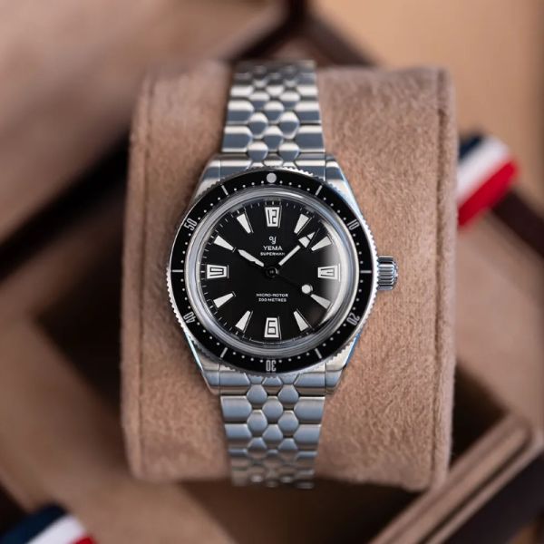 Montre Yema Skin Diver Slim CMM.20 Cadran Noir