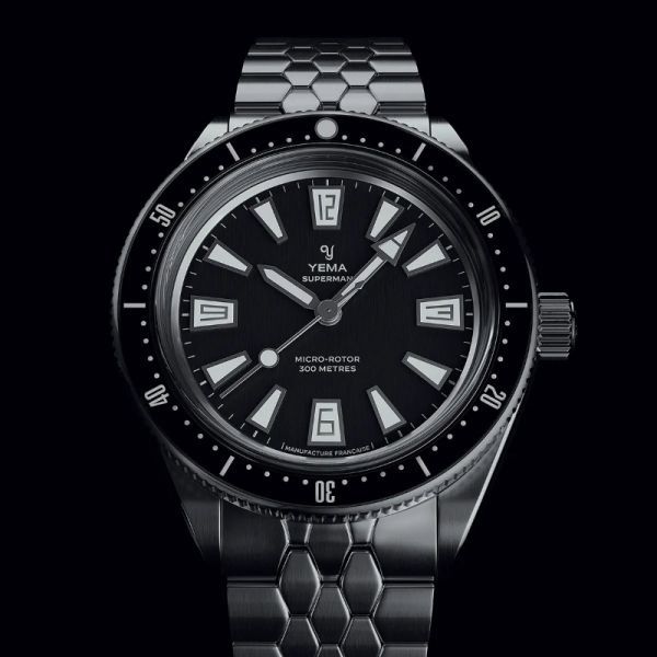 Montre Yema Skin Diver Slim CMM.20 Cadran Noir