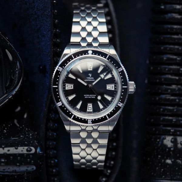 Montre Yema Skin Diver Slim CMM.20 Cadran Noir