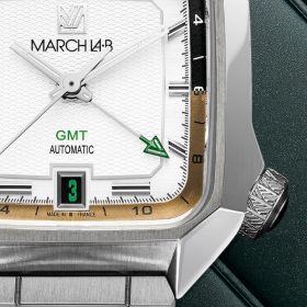 Montre MARCH LA.B AM2 Slim Automatique Shelter Bracelet Cuir Bison