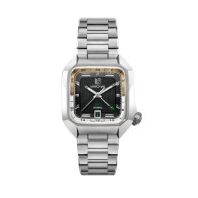 Montre MARCH LA.B Slim GMT Slim Automatique Empire Bracelet Acier Signature