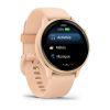 Montre Garmin Vivoactive 6 Metallic Pink Dawn Bracelet Rose Pêche