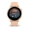 Montre Garmin Vivoactive 6 Metallic Pink Dawn Bracelet Rose Pêche