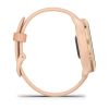 Montre Garmin Vivoactive 6 Metallic Pink Dawn Bracelet Rose Pêche
