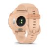 Montre Garmin Vivoactive 6 Metallic Pink Dawn Bracelet Rose Pêche