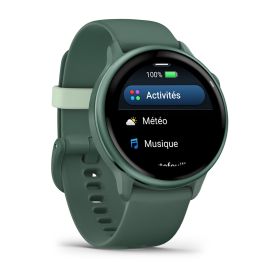 Montre Garmin Vivoactive 6 Jasper Green Bracelet Vert Sapin