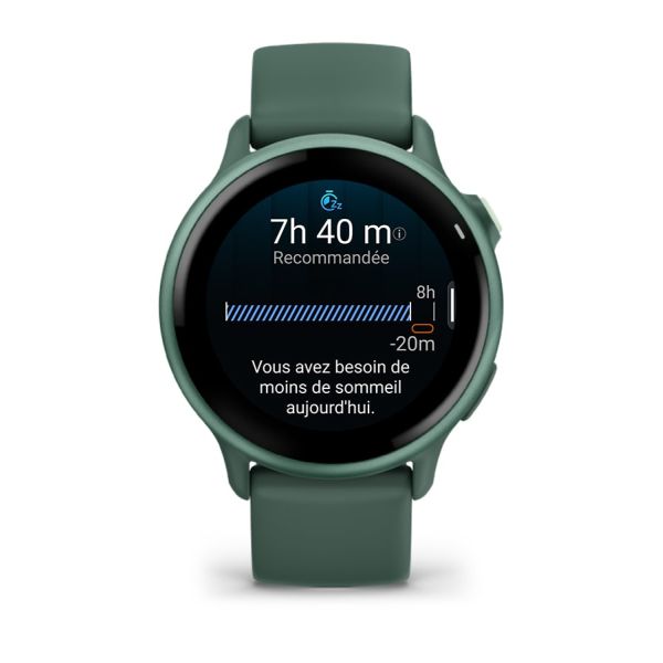 Montre Garmin Vivoactive 5 Boitier Ivoire Lunette Aluminium Soft Gold