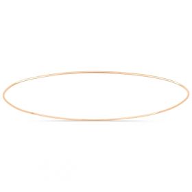 Bracelet Ginette NY Small Circle Bangle Or Rose