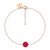 Bracelet Ginette NY Mini Ever Coral Disc Bracelet Or Rose