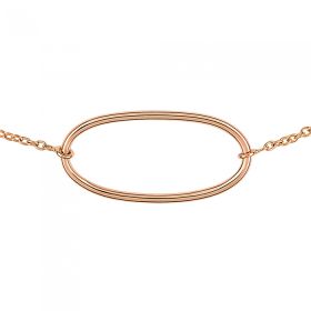 Bracelet Ginette NY Ellipse Bracelet Or Rose