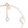 Bracelet Ginette NY Bead Chain Bracelet Pearl Or Rose