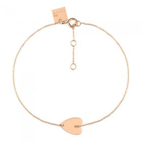 Bracelet Ginette NY Angèle Mini Heart Bracelet Or Rose