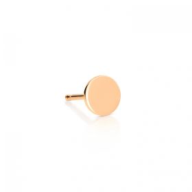 Boucle d'oreille Ginette NY Solo Mini Ever Disc Stud Or Rose