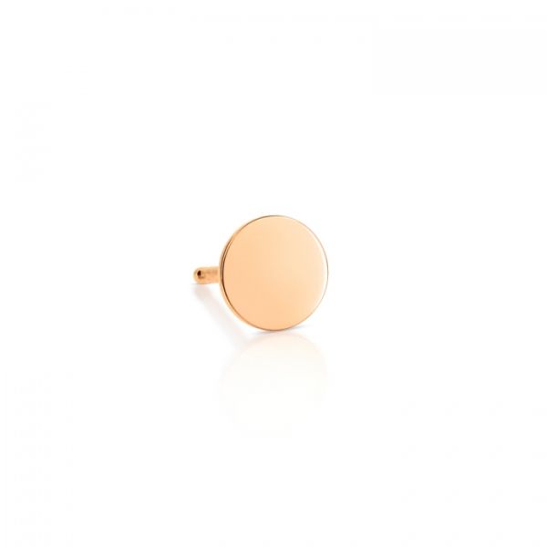 Boucle d'oreille Ginette NY Solo Mini Ever Disc Stud Or Rose