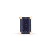 Boucle d'oreille Ginette NY Solo Midnight Blue Sandstone Stud Or Rose