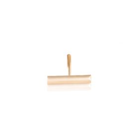 Boucle d'oreille Ginette NY Solo Gold Strip Stud Or Rose