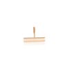 Boucle d'oreille Ginette NY Solo Gold Strip Stud Or Rose