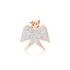 Boucle d'oreille Ginette NY Solo Diamond Georgia Stud Or Rose