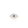 Boucle d'oreille Ginette NY Solo Ajna Sapphire And Diamond Stud Or Rose