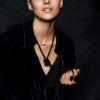 Collier Ginette NY 3 Mini Midnight On Chain Or Rose