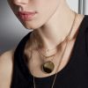 Collier Ginette NY Baby Disc On Chain Or Rose