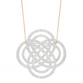 Collier Ginette NY Diamond Purity On Chain Or Rose