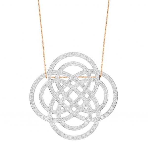 Collier Ginette NY Diamond Purity On Chain Or Rose
