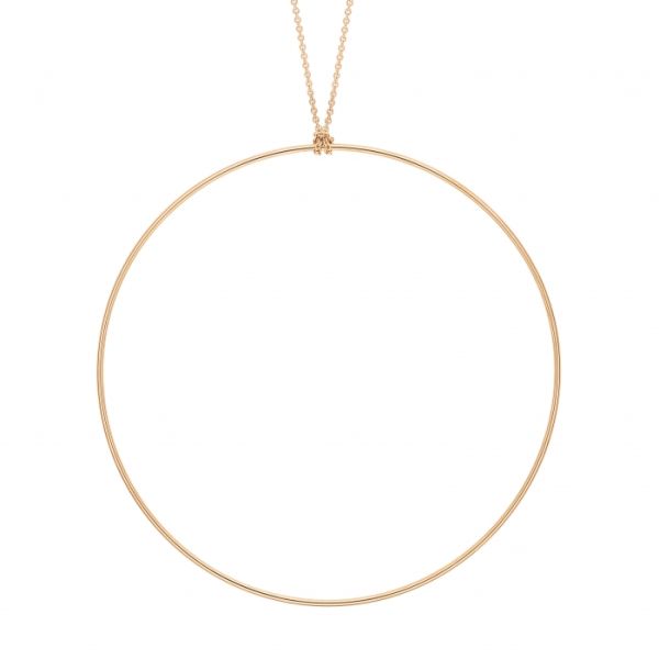 Collier Ginette NY Jumbo Circle Or Rose