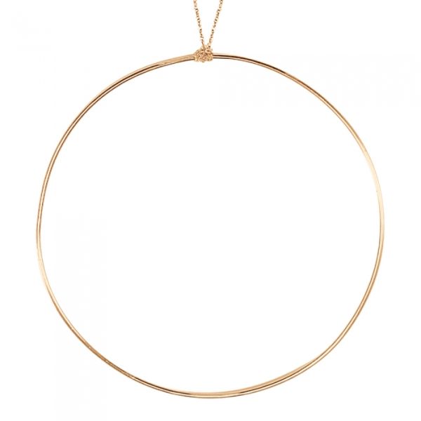 Collier Ginette NY Jumbo Circle Or Rose