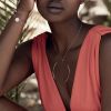 Collier Ginette NY Jumbo Circle Or Rose