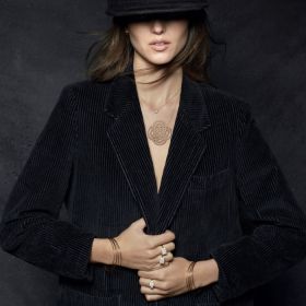 Collier Ginette NY Jumbo Purity On Chain Or Rose