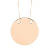 Collier Ginette NY Large Disc Or Rose