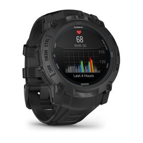 Montre Garmin Instinct 3 - 50mm AMOLED Tactical Noir Bracelet Silicone Noir