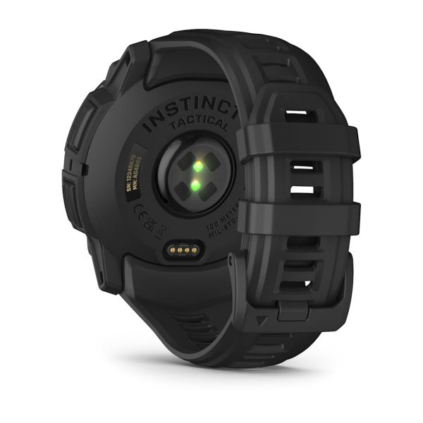 Montre Garmin Instinct 3 - 50mm AMOLED Tactical Noir Bracelet Silicone Noir