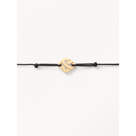 Bracelets composés (cordon) Poiray Cœur Entrelacé Or Jaune