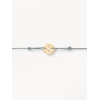 Bracelets composés (cordon) Poiray Cœur Entrelacé Or Jaune