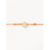 Bracelets composés (cordon) Poiray Cœur Entrelacé Or Jaune