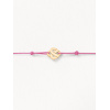 Bracelets composés (cordon) Poiray Cœur Entrelacé Or Jaune