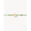 Bracelets composés (cordon) Poiray Cœur Entrelacé Or Jaune