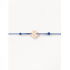 Bracelets composés (cordon) Poiray Cœur Entrelacé Or Rose