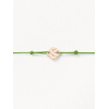 Bracelets composés (cordon) Poiray Cœur Entrelacé Or Rose